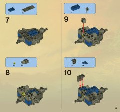 LEGO 2521 instructions page 13 – build guide