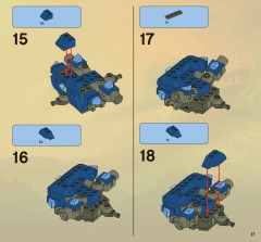 LEGO 2521 instructions page 17 – build guide