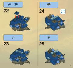 LEGO 2521 instructions page 19 – build guide