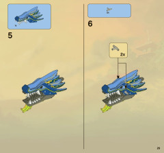 LEGO 2521 instructions page 29 – build guide