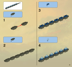 LEGO 2521 instructions page 31 – build guide