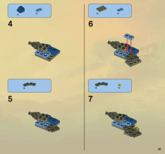 LEGO 2521 instructions page 35 – build guide