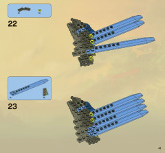 LEGO 2521 instructions page 41 – build guide
