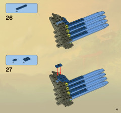 LEGO 2521 instructions page 43 – build guide