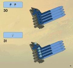 LEGO 2521 instructions page 45 – build guide