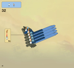 LEGO 2521 instructions page 46 – build guide