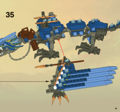LEGO 2521 instructions page 49 – build guide