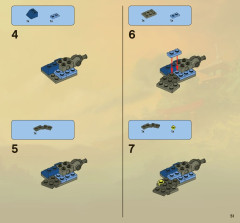 LEGO 2521 instructions page 51 – build guide