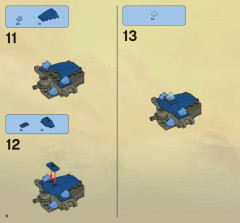 LEGO 2521 instructions page 6 – build guide