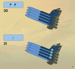 LEGO 2521 instructions page 61 – build guide