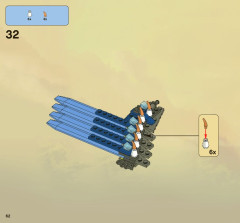 LEGO 2521 instructions page 62 – build guide