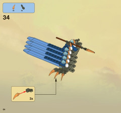 LEGO 2521 instructions page 64 – build guide