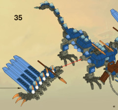 LEGO 2521 instructions page 65 – build guide