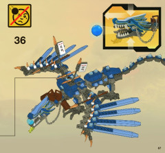 LEGO 2521 instructions page 67 – build guide