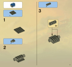 LEGO 2521 instructions page 7 – build guide