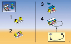 LEGO 2774 instructions page 3 – build guide