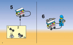 LEGO 2774 instructions page 4 – build guide