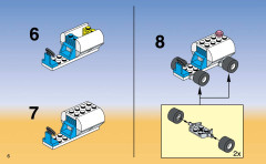 LEGO 2774 instructions page 6 – build guide