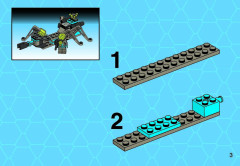 LEGO 2965 instructions page 3 – build guide