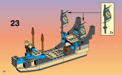 LEGO 3050 instructions page 24 – build guide