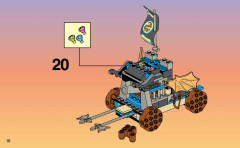 LEGO 3051 instructions page 16 – build guide