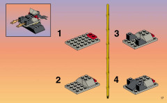 LEGO 3051 instructions page 17 – build guide