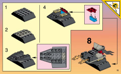 LEGO 3051 instructions page 19 – build guide