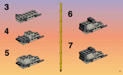 LEGO 3051 instructions page 3 – build guide