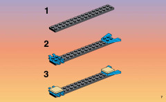 LEGO 3051 instructions page 7 – build guide