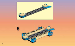 LEGO 3051 instructions page 8 – build guide