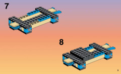 LEGO 3051 instructions page 9 – build guide
