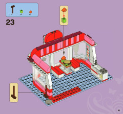 LEGO 3061 instructions page 41 – build guide