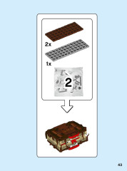 LEGO 30628 instructions page 43 – build guide