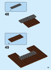 LEGO 30628 instructions page 45 – build guide