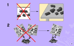 LEGO 3063 instructions page 3 – build guide
