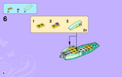 LEGO 3063 instructions page 8 – build guide