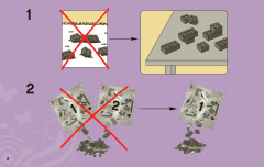 LEGO 3065 instructions page 2 – build guide