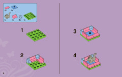 LEGO 3065 instructions page 4 – build guide