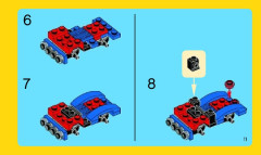 LEGO 31000 instructions page 11 – build guide
