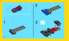 LEGO 31000 instructions page 2 – build guide