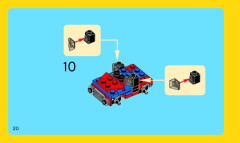 LEGO 31000 instructions page 20 – build guide