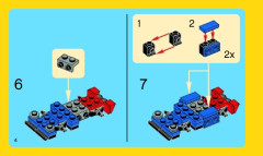 LEGO 31000 instructions page 4 – build guide