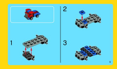 LEGO 31000 instructions page 9 – build guide