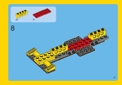 LEGO 31002 instructions page 11 – build guide