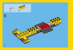 LEGO 31002 instructions page 12 – build guide