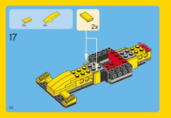 LEGO 31002 instructions page 20 – build guide