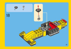 LEGO 31002 instructions page 21 – build guide