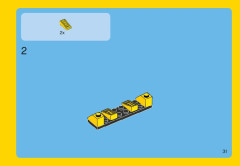 LEGO 31002 instructions page 31 – build guide
