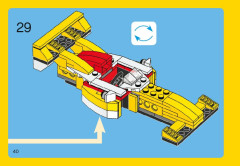 LEGO 31002 instructions page 40 – build guide