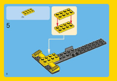 LEGO 31002 instructions page 8 – build guide